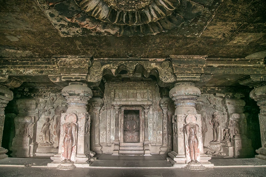  Jain temple in Ellora Caves